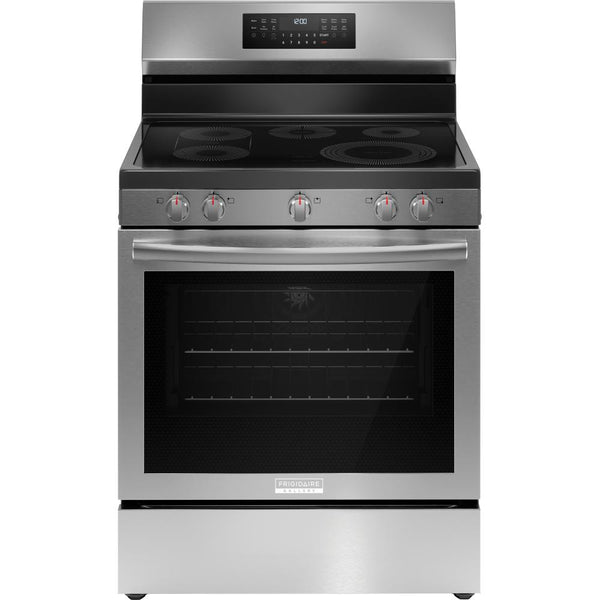 Frigidaire Gallery 30-inch Freestanding Electric Range with Air Fry Technology GCRE306CBF IMAGE 1