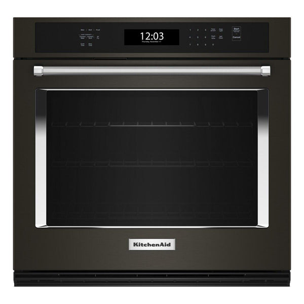 KitchenAid 30-inch, 5.0 cu. ft. Built-in Wall Oven with Air Fry KOES530PBS IMAGE 1