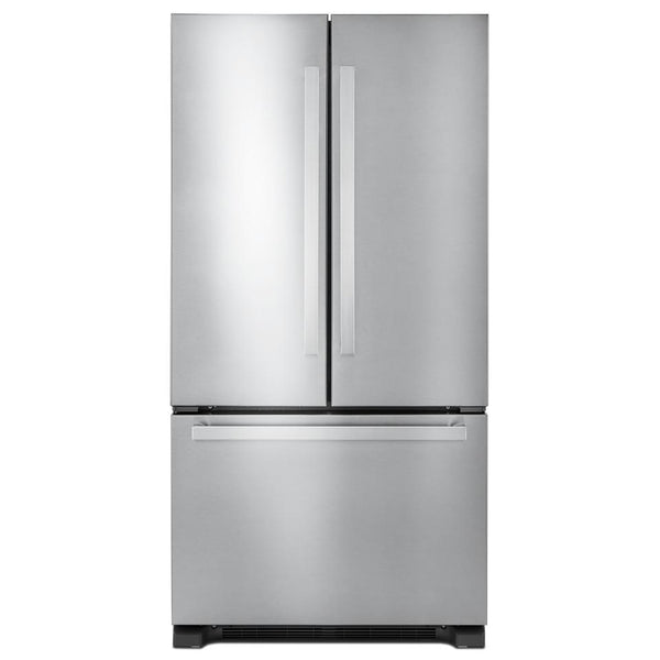 JennAir Noir 36-inch, 21.9 cu. ft. Freestanding French 3-Door Refrigerator with Ice Maker JFFCF72DKM IMAGE 1