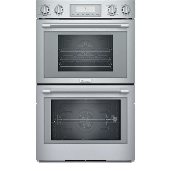 Thermador 30-inch, 7.3 cu. ft. Built-in Double Wall Oven with Steam Convection PODS302B IMAGE 1