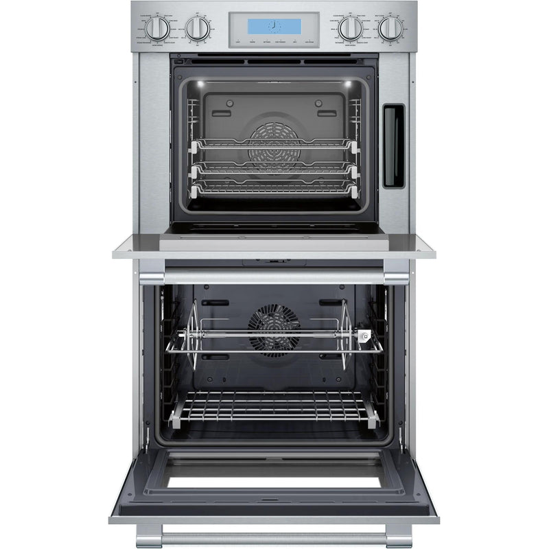 Thermador 30-inch, 7.3 cu. ft. Built-in Double Wall Oven with Steam Convection PODS302B IMAGE 2