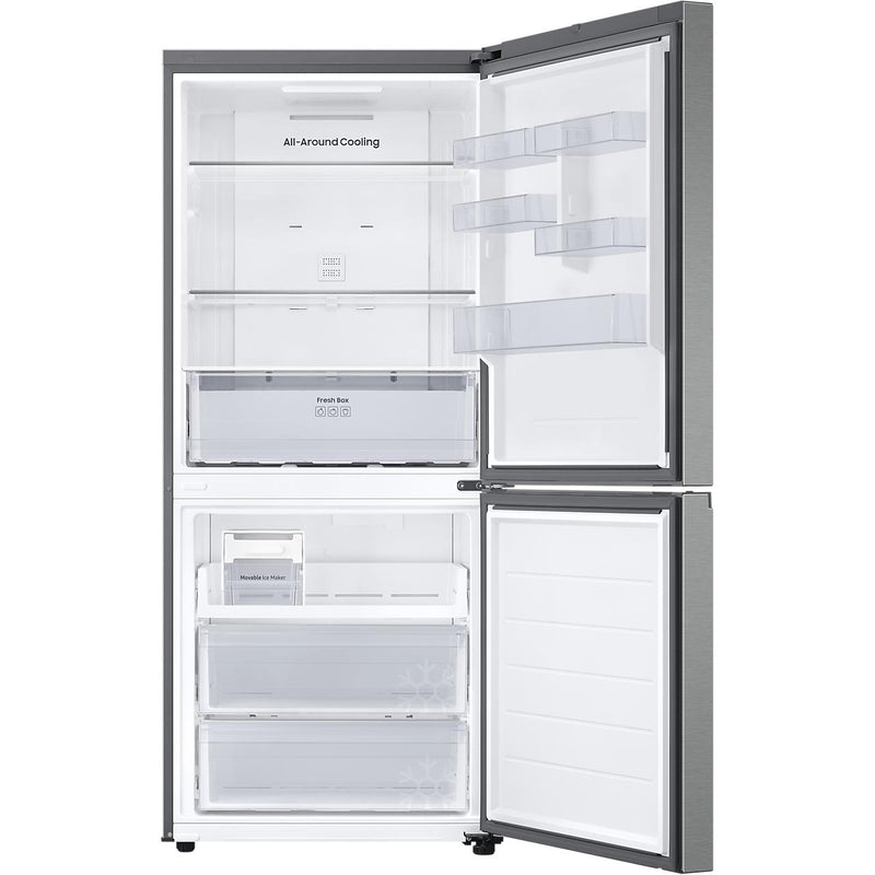 Samsung 30-inch 16 cu. ft. Counter-Depth Bottom Freezer Refrigerator with Digital Inverter Compression RB16DG6000SLAA IMAGE 3