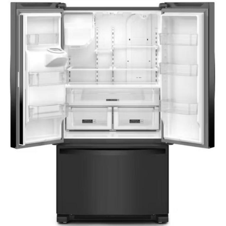 Whirlpool 36-inch French 3-Door Refrigerator with External Dispenser WRFF3436RB IMAGE 2