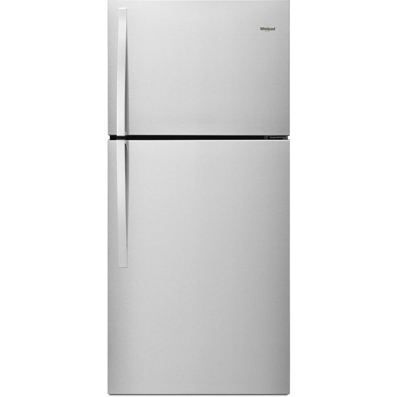 Whirlpool 30-inch, 19.14 cu.ft. Freestanding Top Freezer Refrigerator with Flexi-Slide™ Bin WRT519SZDM IMAGE 1