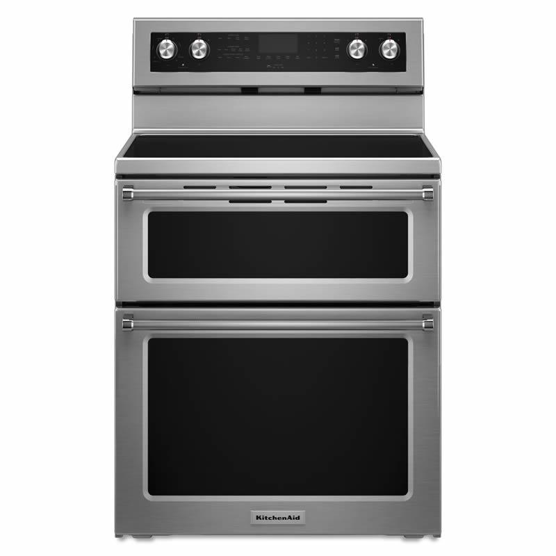 KitchenAid 30-inch Freestanding Electric Range YKFED500ESS IMAGE 1