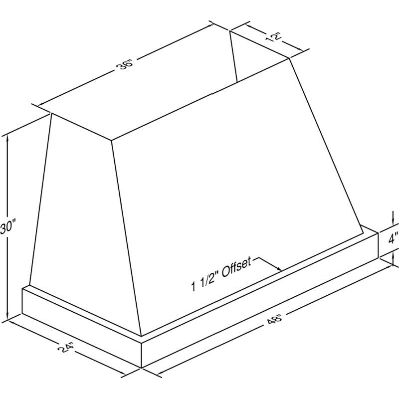 Vent-A-Hood 48-inch Wall Mount Range Hood JPH148/C2SS IMAGE 2