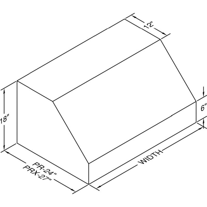 Vent-A-Hood 30-inch Wall Mount Range Hood PRXH18-230SS IMAGE 2