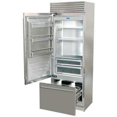 Fhiaba 24-inch, 12.1 cu. ft. Bottom Freezer Refrigerator with Ice and Water FP24B-LS IMAGE 1