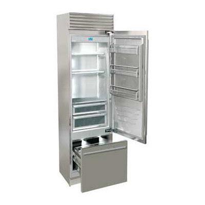 Fhiaba 24-inch, 12.1 cu. ft. Bottom Freezer Refrigerator with Ice and Water FP24BI-RS IMAGE 1