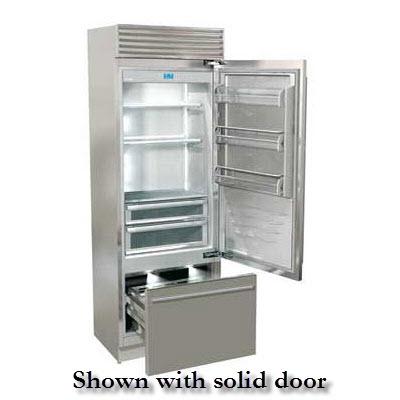 Fhiaba 30-inch, 15.5 cu. ft. Bottom Freezer Refrigerator with Ice and Water FP30BI-RGS IMAGE 1