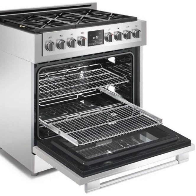 Fulgor Milano 36-inch Freestanding Dual-Fuel Range F6PDF366S1 IMAGE 2