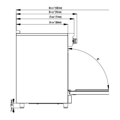 Blomberg 30-inch Freestanding Induction Range BIRP 34450 CSS IMAGE 3