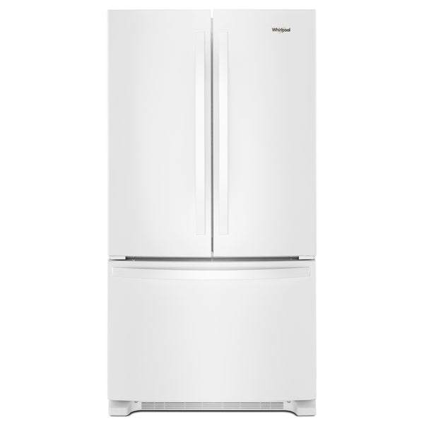 Whirlpool 36-inch, 25.2 cu. ft. French 3-Door Refrigerator with Water Dispenser WRF535SWHW IMAGE 1