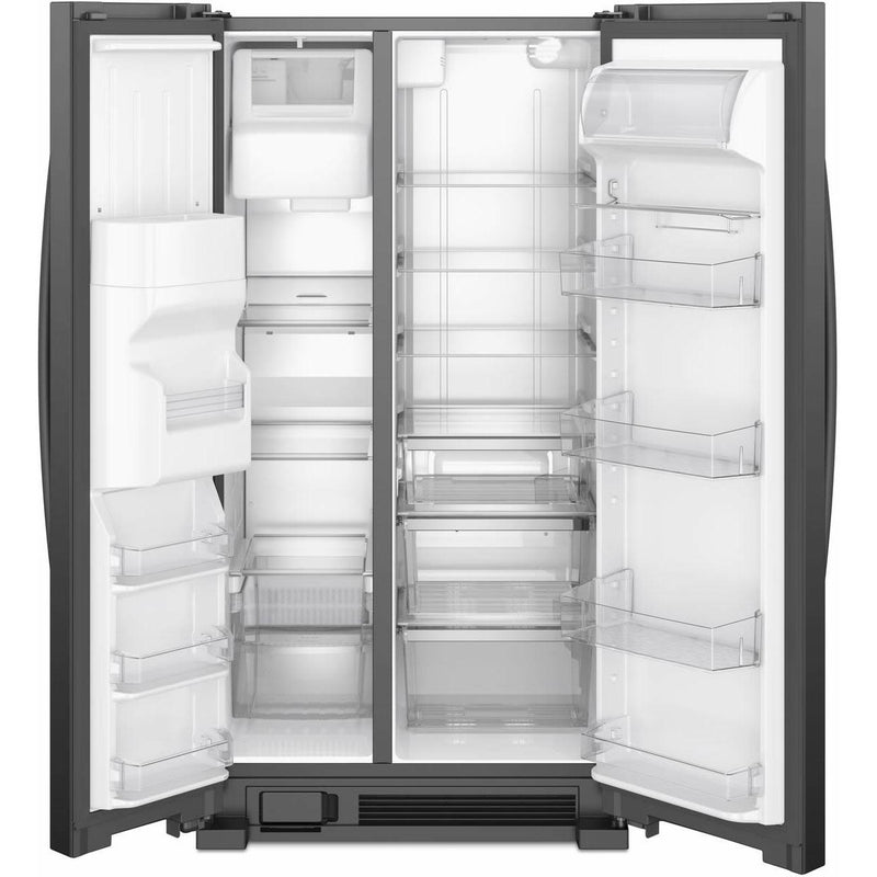 Whirlpool 36-inch, 24.55 cu. ft. Side-By-Side Refrigerator WRS325SDHB IMAGE 2