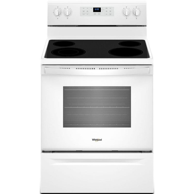 Whirlpool 30-inch Freestanding Electric Range with True Convection Cooking YWFE521S0HW IMAGE 1