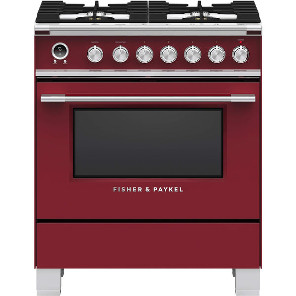 Fisher & Paykel 30-inch Freestanding Dual-Fuel Range with Warming Drawer OR30SCG6R1 IMAGE 1