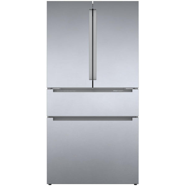 Bosch 36-inch, 21 cu.ft. Counter-Depth French 4-Door Refrigerator with VitaFreshPro™ Drawer B36CL80ENS IMAGE 1