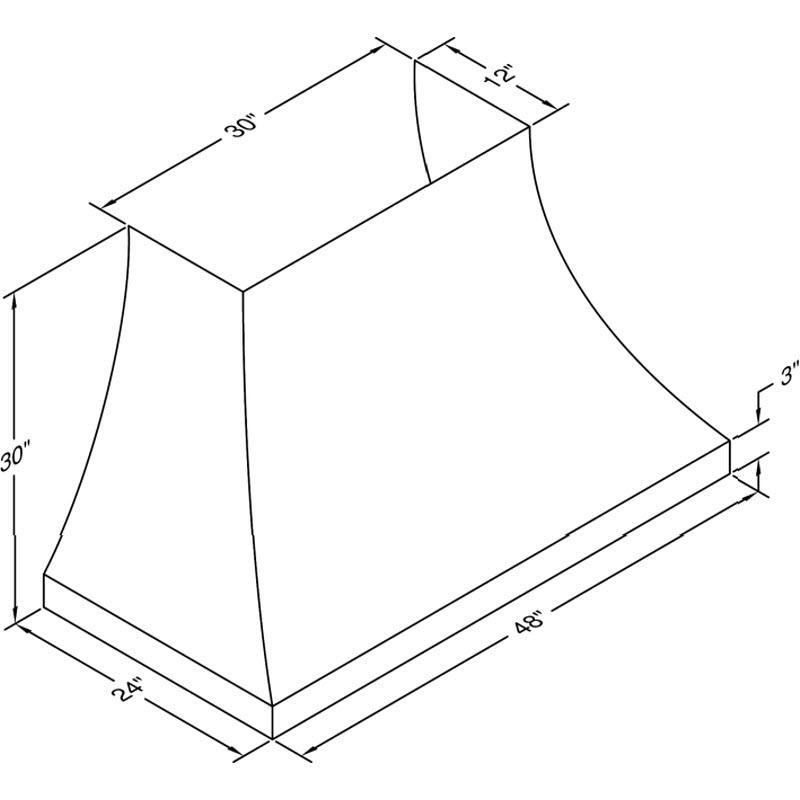 Vent-A-Hood 48-inch Wall Mount Range Hood JDH348/C2AS IMAGE 2