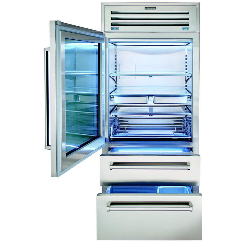 Sub-Zero 36-inch, 22.7 cu.ft. Built-in Bottom-Freezer Refrigerator with Interior Ice Maker PRO3650-LH IMAGE 3