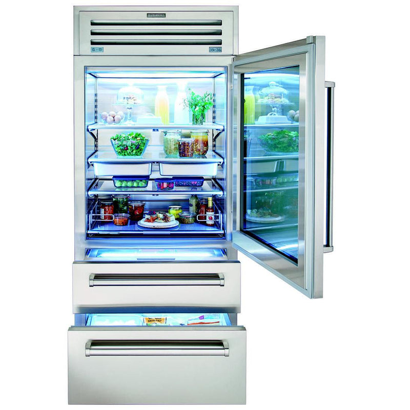 Sub-Zero 36-inch, 22.7 cu.ft. Built-in Bottom-Freezer Refrigerator with Interior Ice Maker PRO3650G-RH IMAGE 5