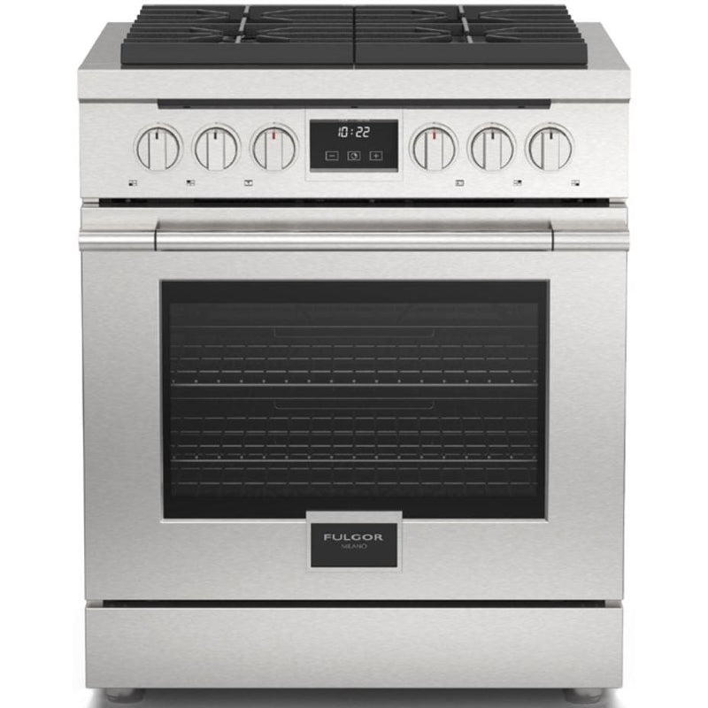 Fulgor Milano 30-inch Freestanding Gas Range F4PGR304S1 IMAGE 1