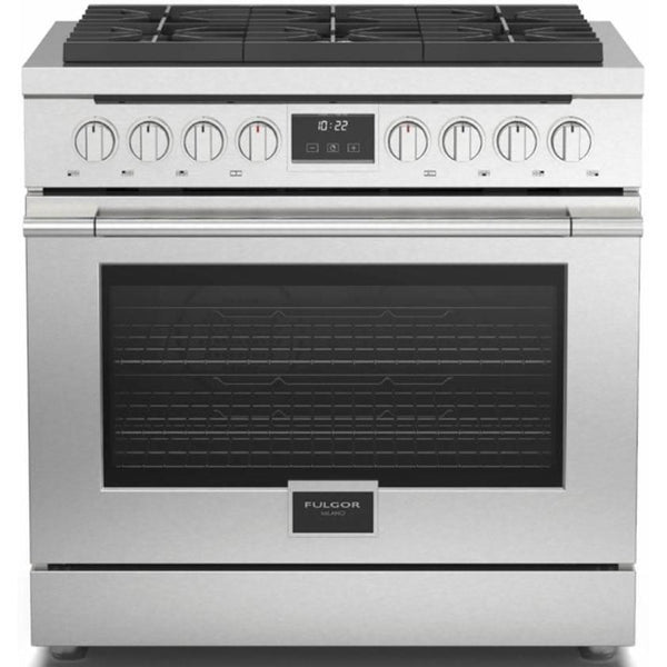 Fulgor Milano 36-inch Freestanding Gas Range F4PGR366S1 IMAGE 1