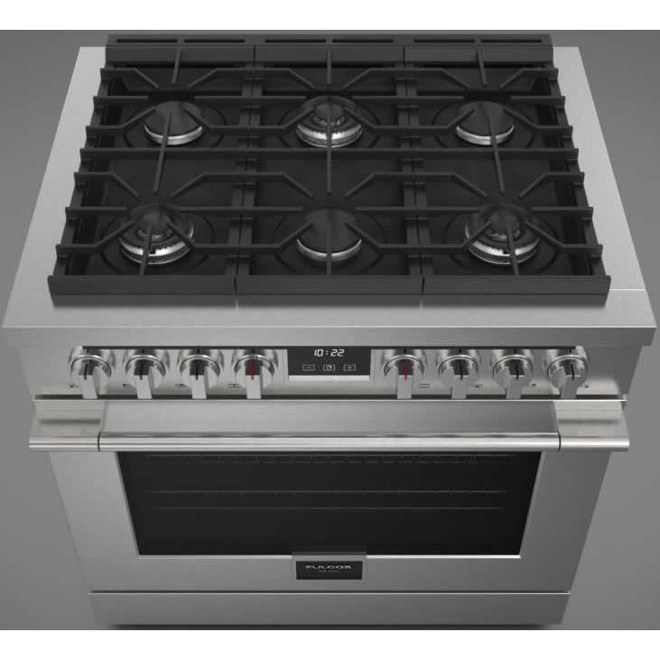 Fulgor Milano 36-inch Freestanding Gas Range F4PGR366S1 IMAGE 2