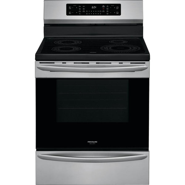 Frigidaire Gallery 30-inch Freestanding Electric Induction Range with Air Fry Technology GCRI305CAF IMAGE 1