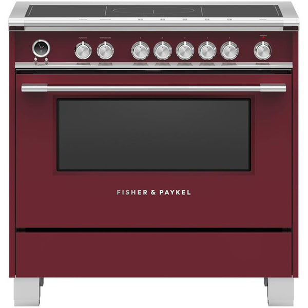 Fisher & Paykel 36-inch Freestanding Electric Range with Induction Technology OR36SCI6R1 IMAGE 1