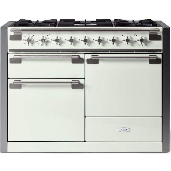 AGA 48in Elise Dual Fuel Range AEL481DFWHT IMAGE 1