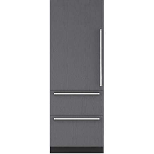 Sub-Zero 30-inch Built-in Bottom Freezer Refrigerator DET3050R/R IMAGE 1