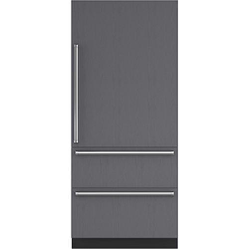 Sub-Zero 36-inch Built-in Bottom Freezer Refrigerator with Water Dispenser DET3650RID/R IMAGE 1