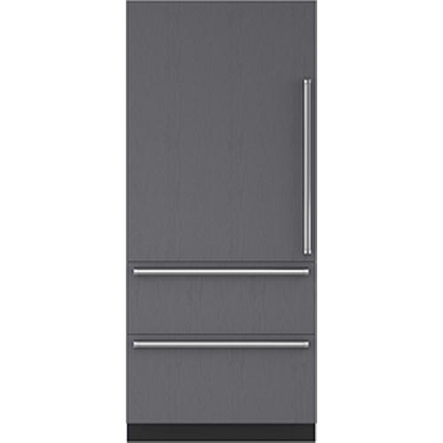 Sub-Zero 36-inch Built-in Bottom Freezer Refrigerator with Water Dispenser DET3650RID/L IMAGE 1