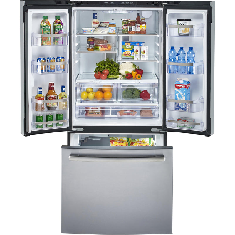 GE Profile 24.8 cu. ft. French 3-Door Refrigerator PNE25NYRKFS IMAGE 3