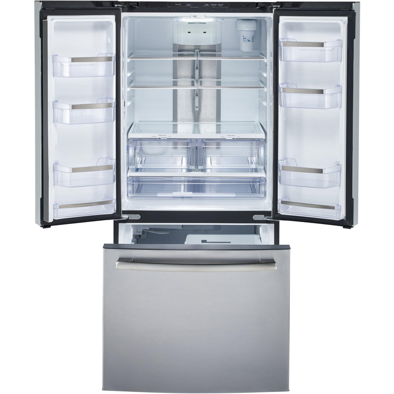 GE Profile 20.8 cu. ft. French 3-Door Refrigerator PNE21NYRKFS IMAGE 2